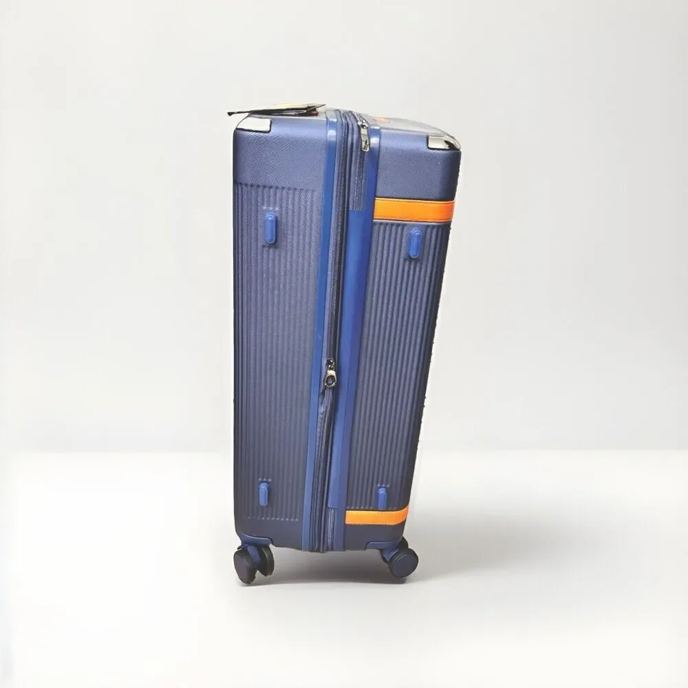 Champs Vintage Air 20 in. Carry on Hardside Spinner Luggage with USB travel bag